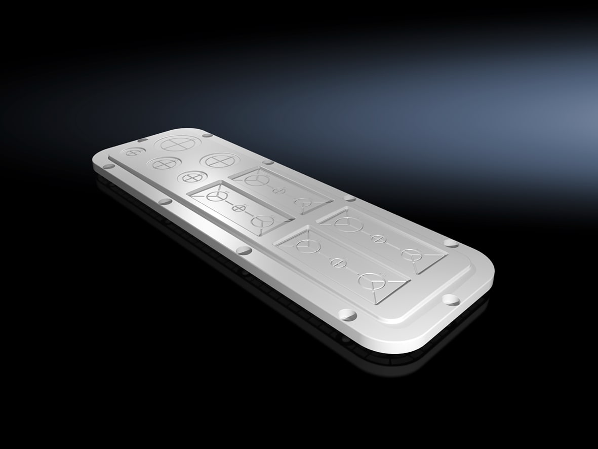 RITTAL - SZ Flange In Plastica, per AX, per Ingresso connettori, Modulare