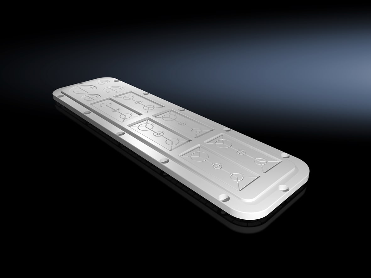 RITTAL - SZ Flange In Plastica, per AX, per Ingresso connettori, Modulare