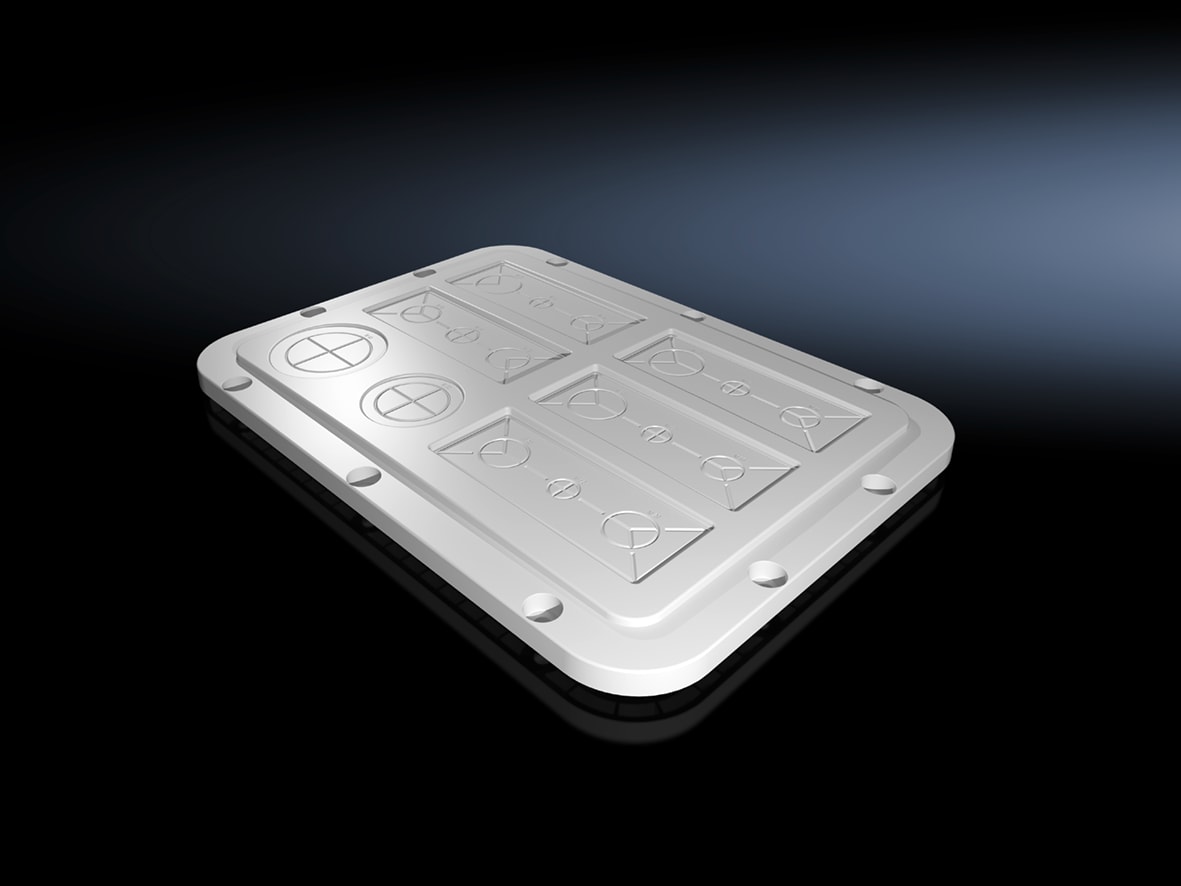 RITTAL - SZ Flange In Plastica, per AX, per Ingresso connettori, Modulare