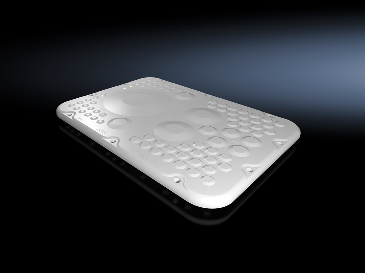 RITTAL - SZ Flange In Plastica, per AX, con Membrane, Lp 301X221 mm