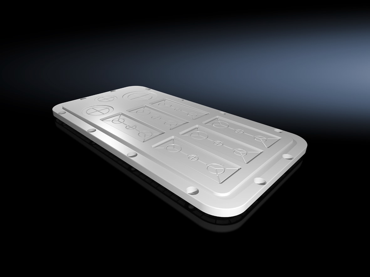 RITTAL - SZ Flange In Plastica, per AX, per Ingresso connettori, Modulare