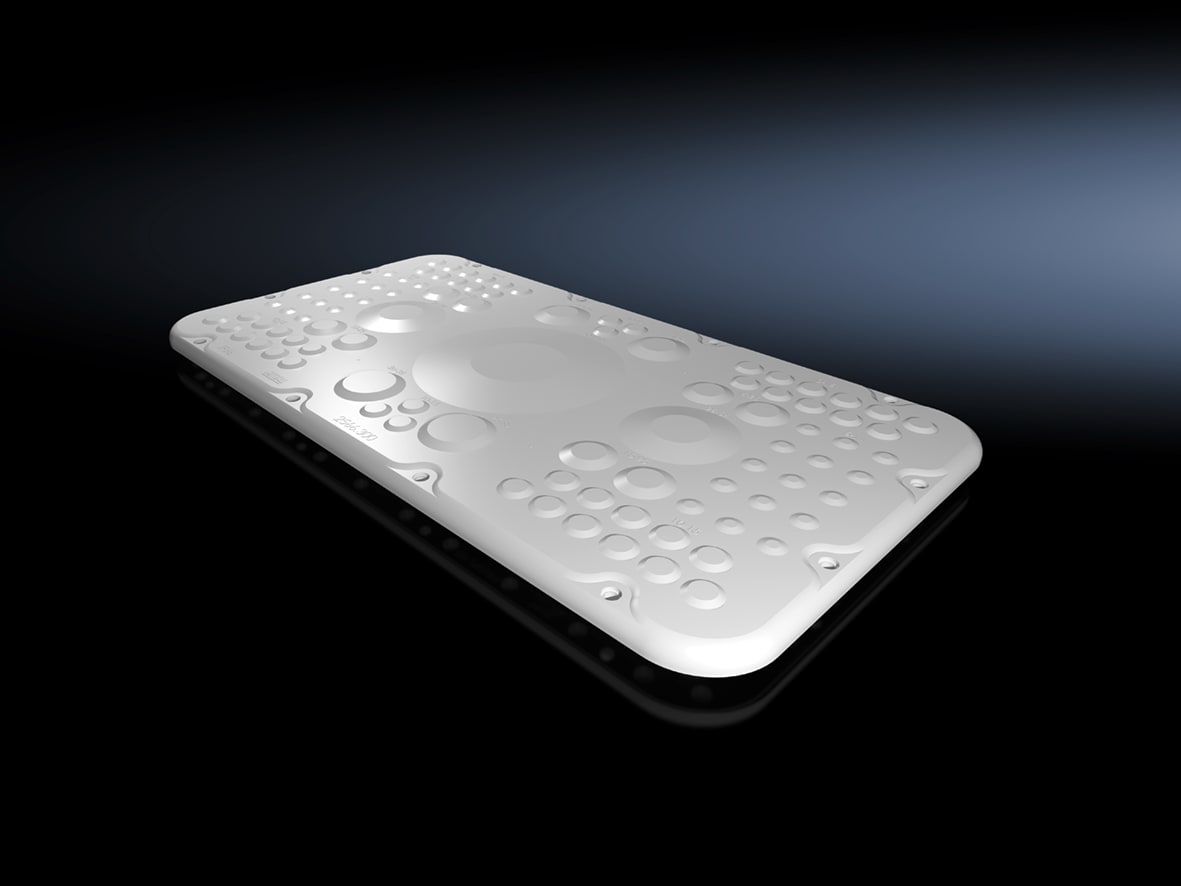 RITTAL - SZ Flange In Plastica, per AX, con Membrane, Lp 401X221 mm