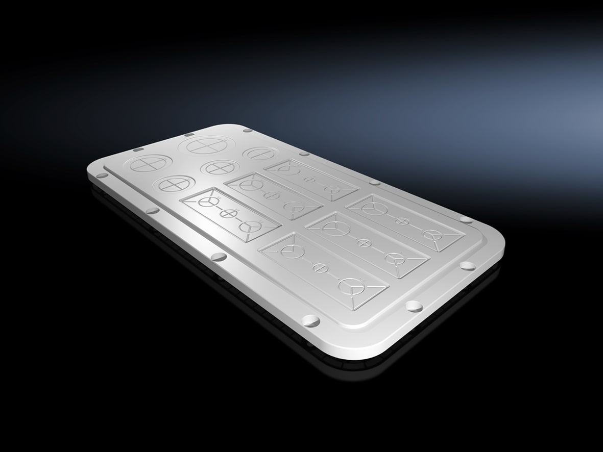 RITTAL - SZ Flange In Plastica, per AX, per Ingresso connettori, Modulare