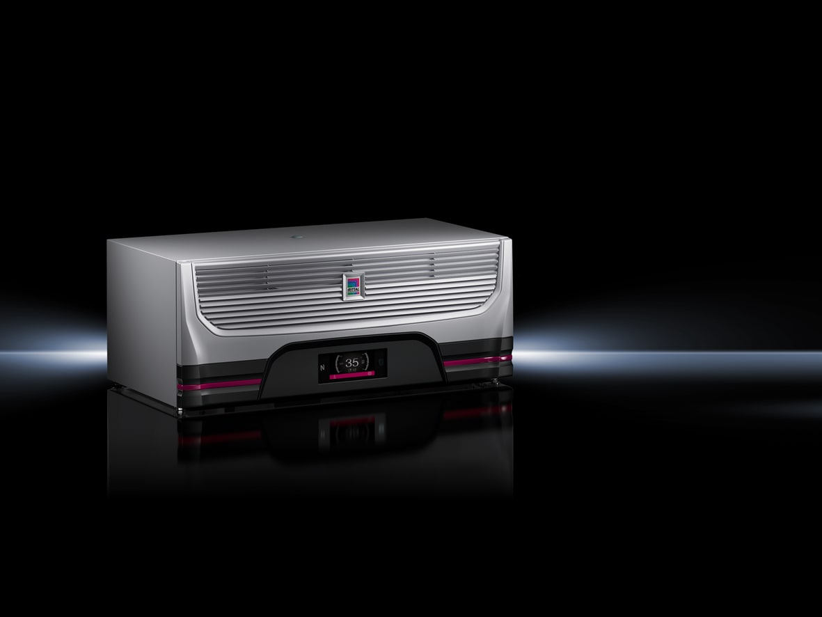 RITTAL - SK Condizionatore da tetto Blue e+, lamiera d'acciaio, 1,3 kW, LAP: 700 x 308 x 560 mm