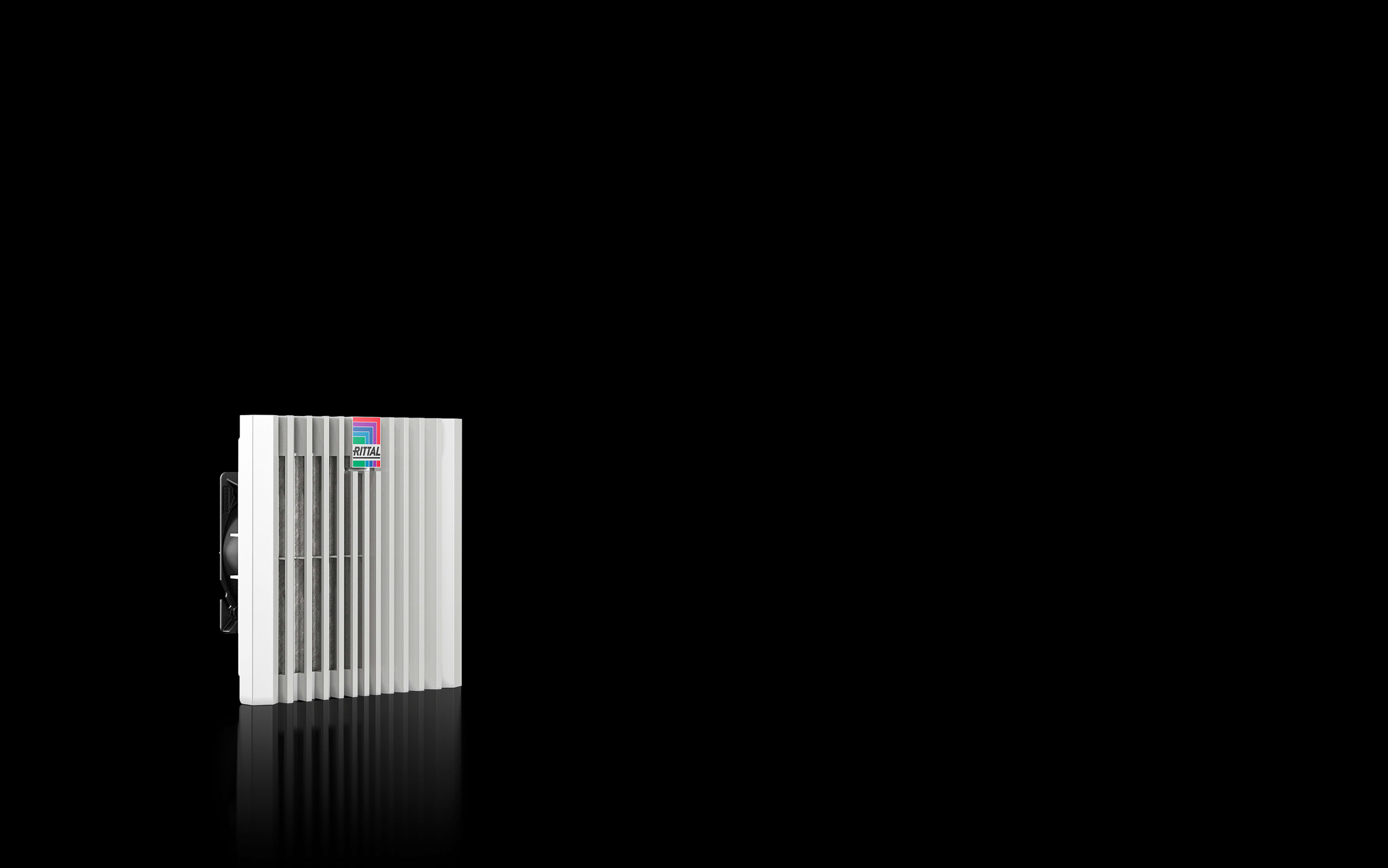 RITTAL - Ventilatore-filtro EMC Blue e+ 100 m/h, 24 V DC, RAL 7035