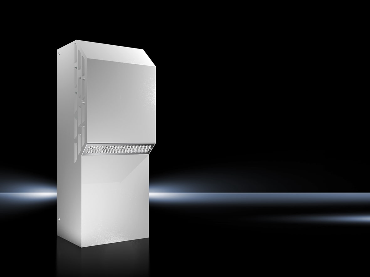 RITTAL - RTT Blue e wall-mounted cooling unit, NEMA 3R/4, 1100 W comfort controller, 115 V