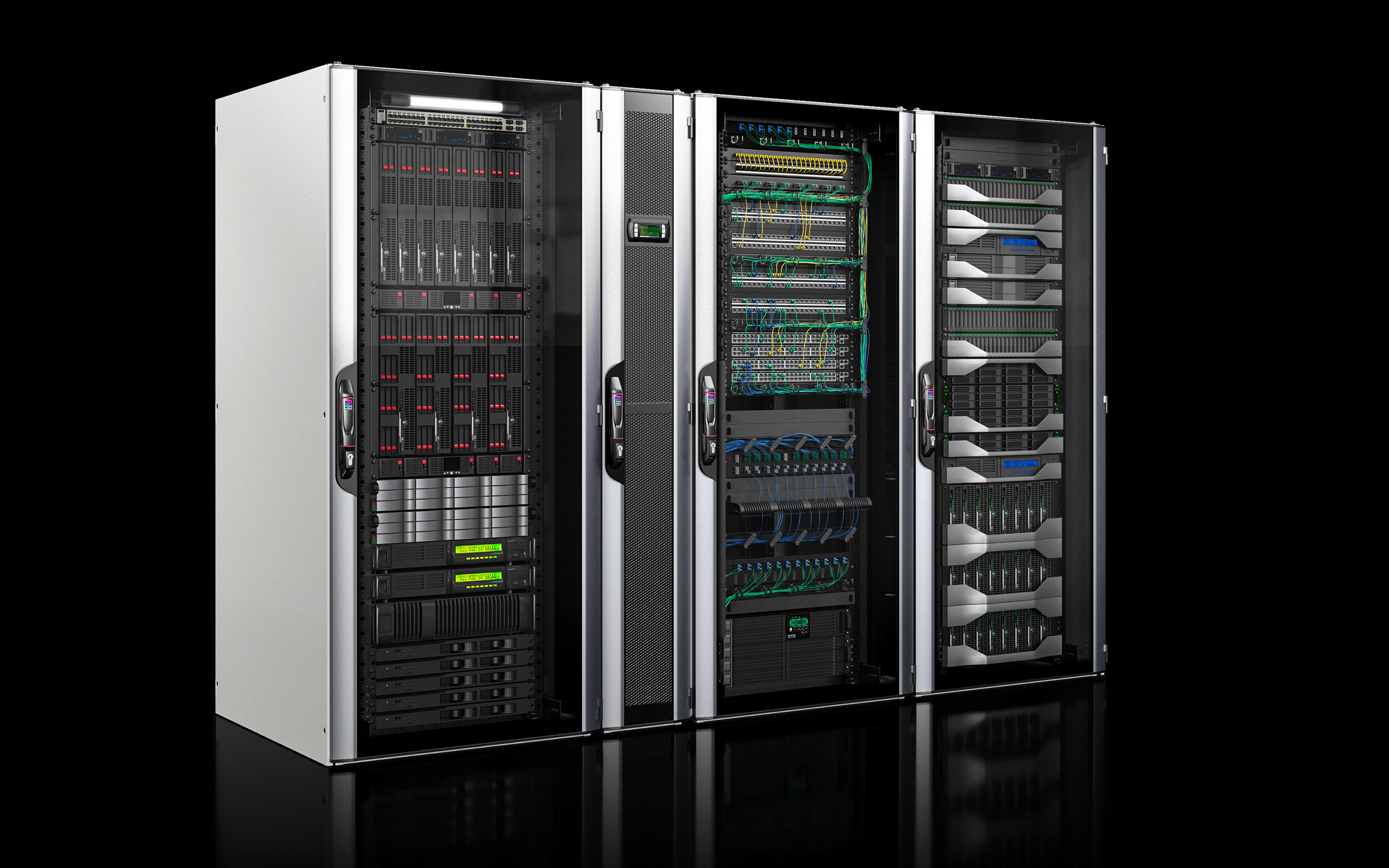 RITTAL - LCP Rack DX, 20 kW, a filo, RAL 7035, LAP:300x2000x1200mm 380?480 V/3~/50?60 Hz