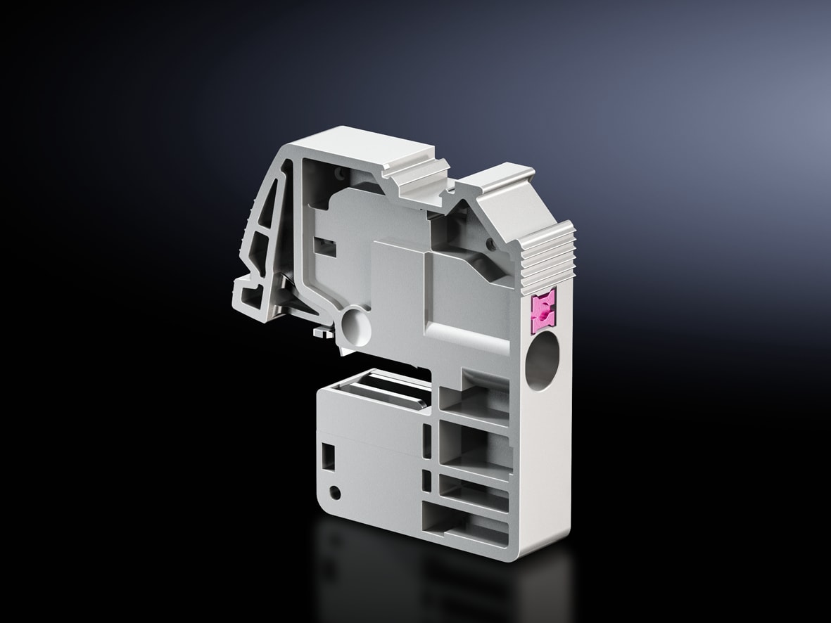 RITTAL - SV Morsetti isolati 0,5 - 6 mm Push-in, per spessore sbarre 5 mm