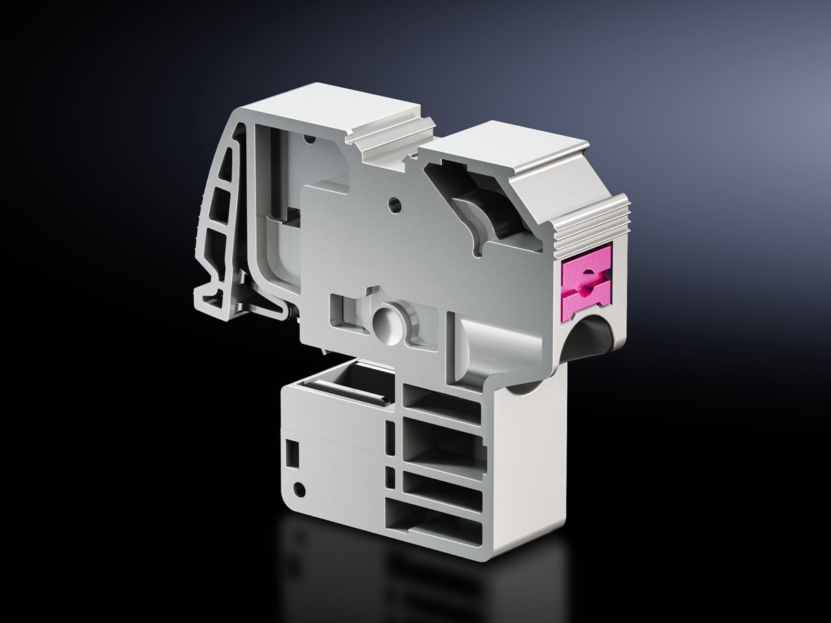 RITTAL - SV Morsetti isolati 1,5 - 16 mm Push-in, per spessore sbarre 5 mm