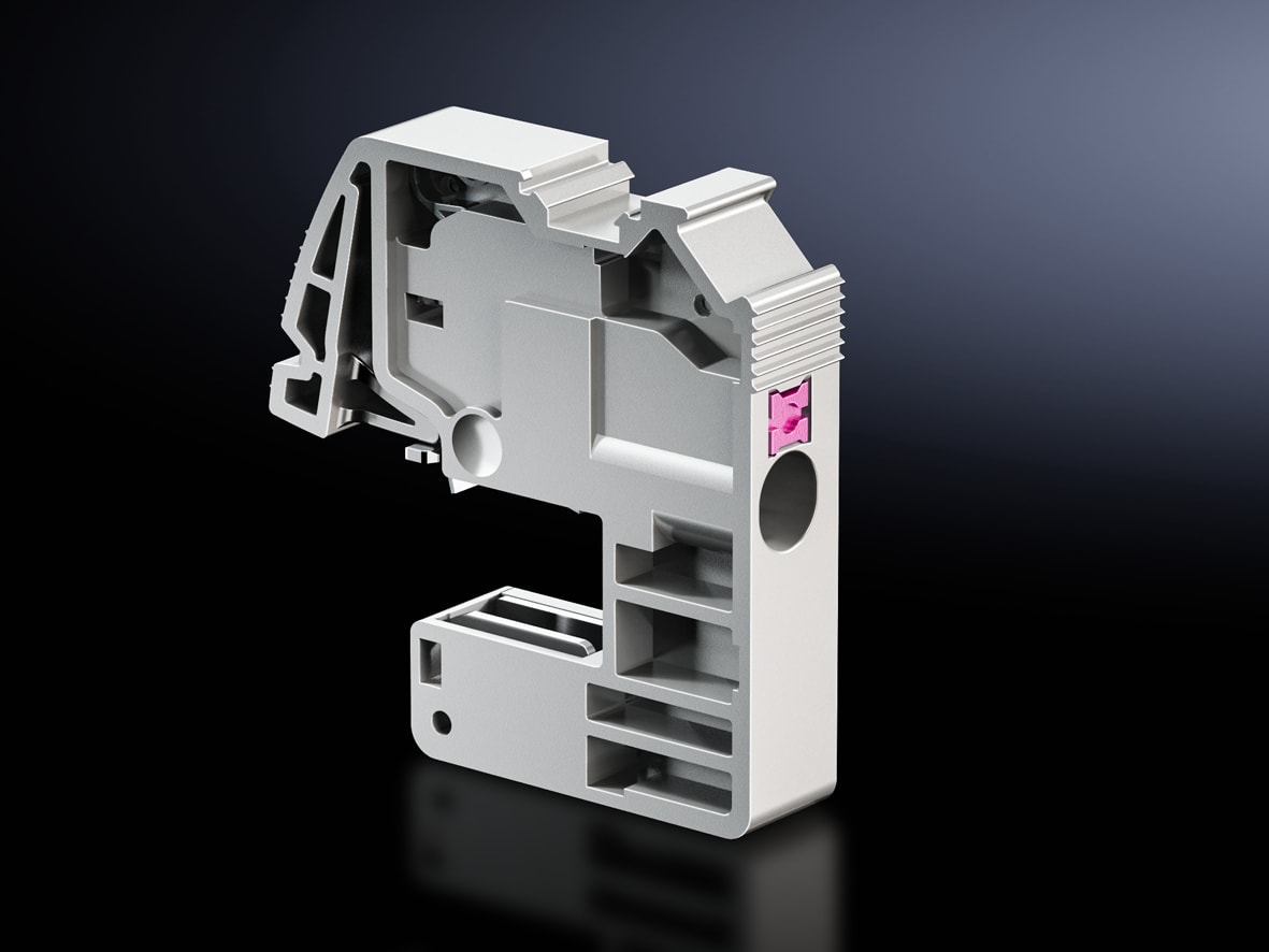 RITTAL - SV Morsetti isolati 0,5 - 6 mm Push-in, per spessore sbarre 10 mm