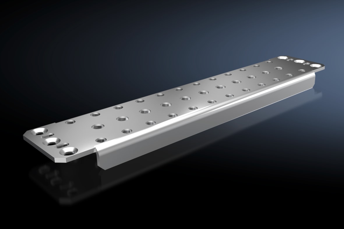 RITTAL - Guide portanti con fori di aerazione, per VX, TS, VX SE, per larghezza/profondità dell'armadio 400 mm