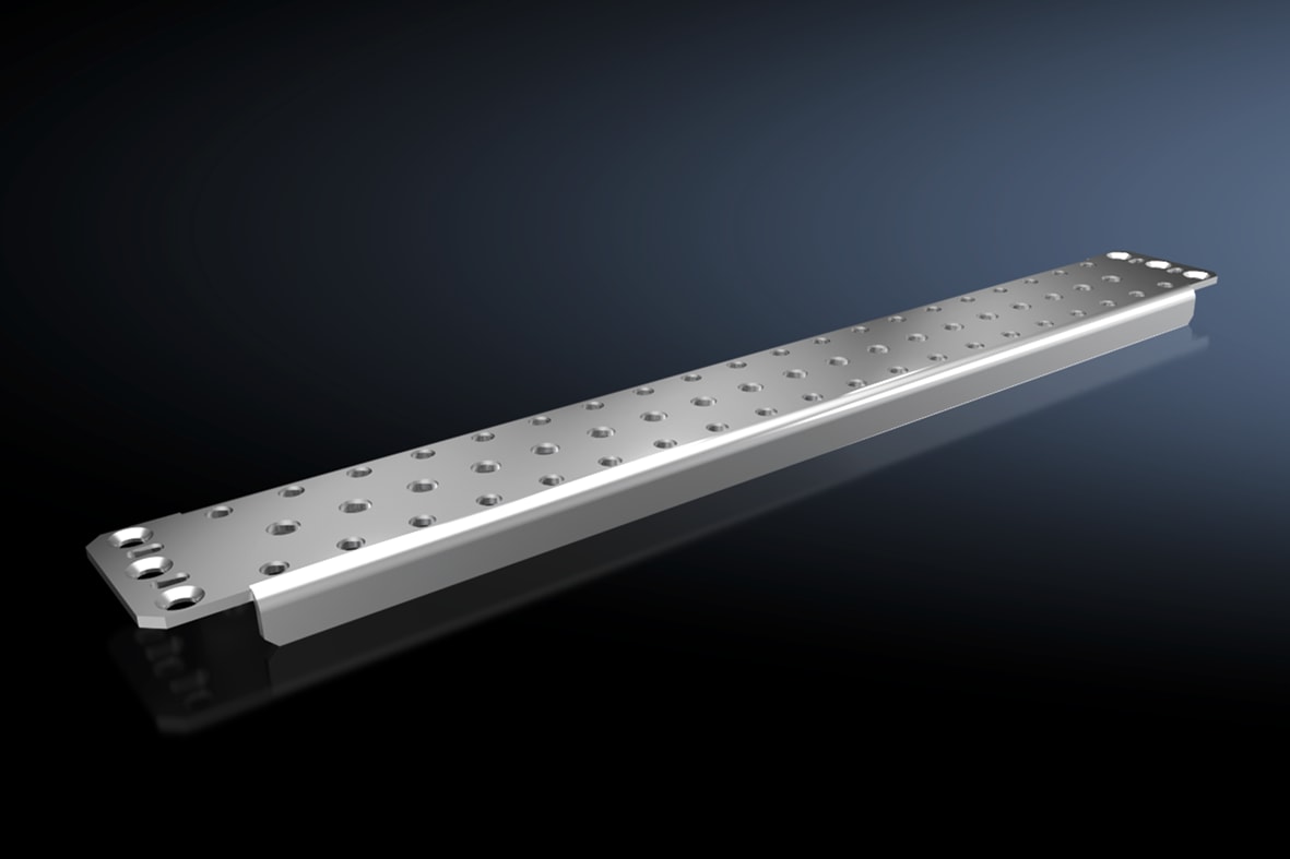 RITTAL - Guide portanti con fori di aerazione, per VX, TS, VX SE, per larghezza/profondità dell'armadio 600 mm