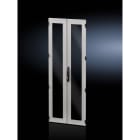RITTAL - Sheet steel glazed door, vertically divided for VX IT, 800x2200 mm RAL 7035
