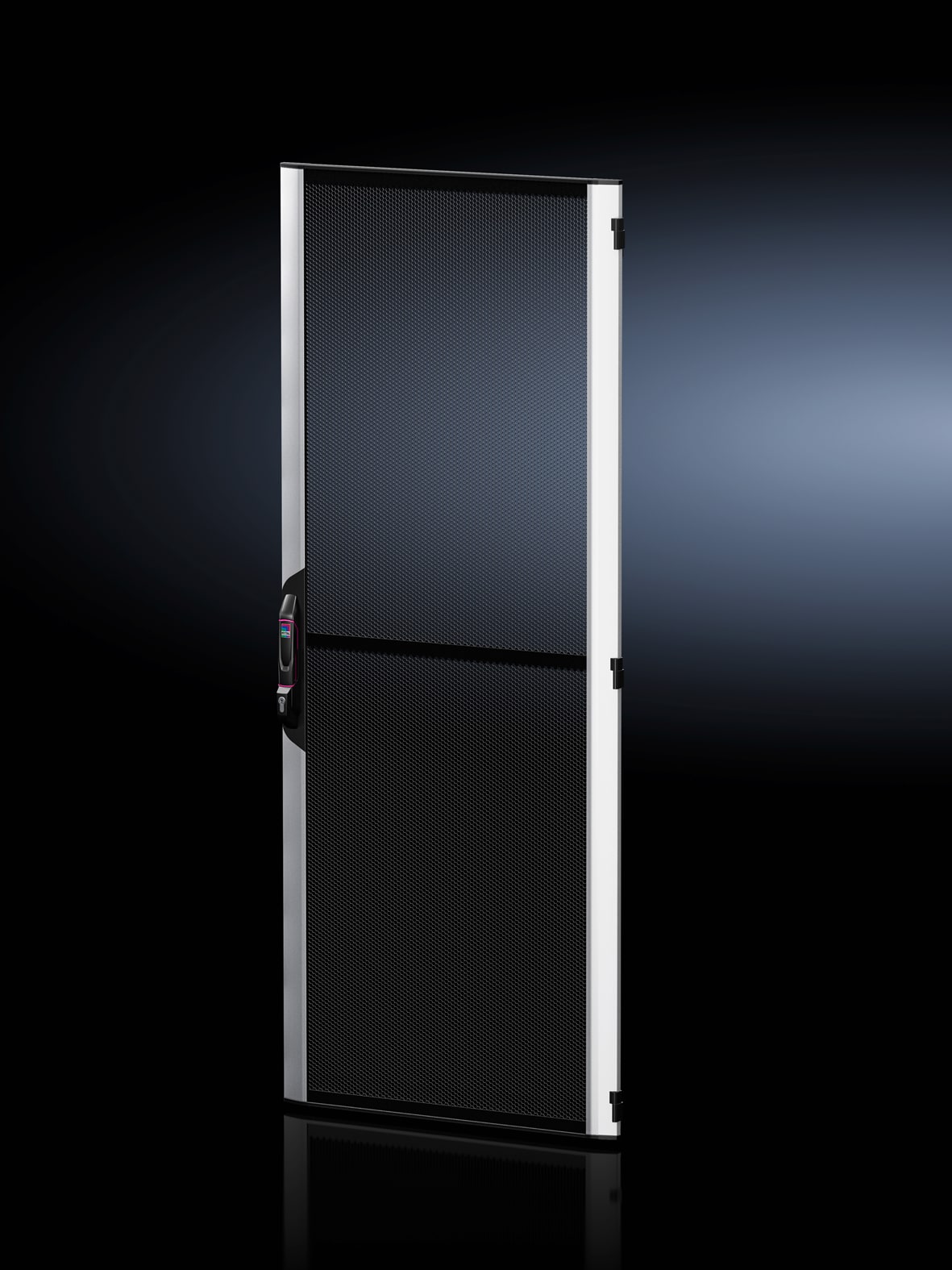 RITTAL - Aluminium/sheet steel door, vented for VX IT, 800x2200 mm RAL 9005