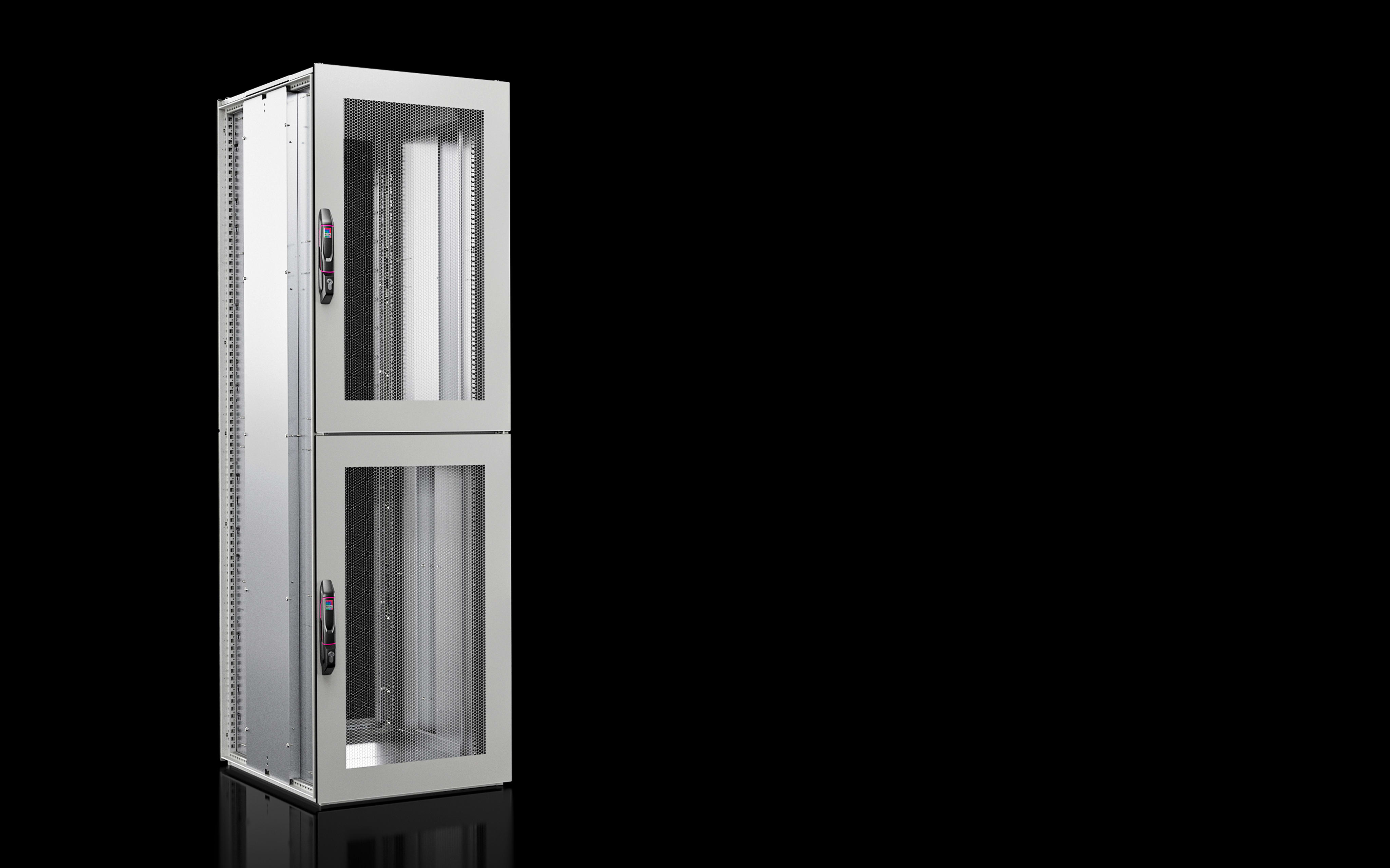 RITTAL - VX IT Compartment Rack, aerato, 2 porte, 2 x 23 HE, LAP: 800x2200x1000 mm
