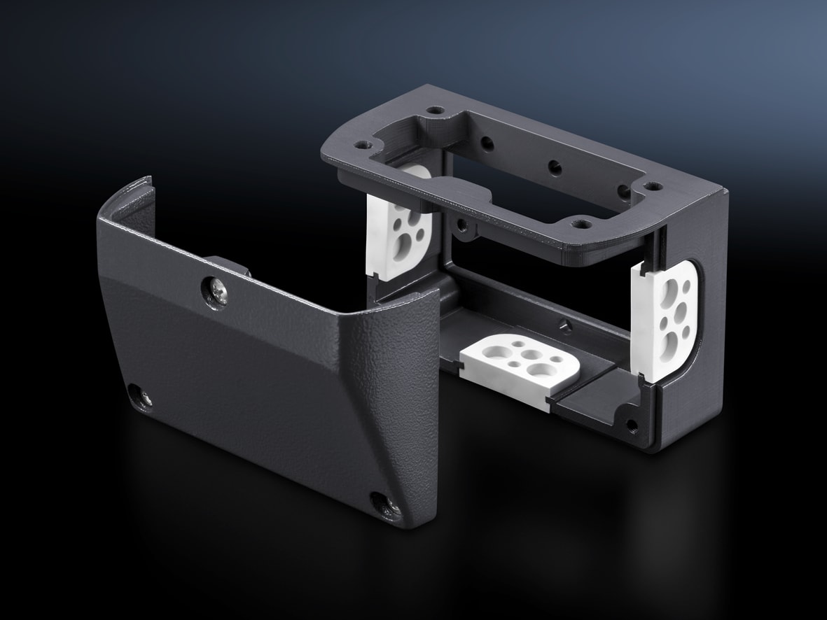 RITTAL - CP Giunto di connessione per Braccio Portante 120X65, con Ingresso Cavi 6206490