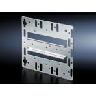 RITTAL - Piastrina di montaggio con guida DIN integrata per AX, VX, VX SE, AX IT, VX IT, TE