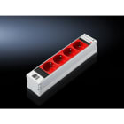 RITTAL - MODULO PSM PASSIVO ROSSO 4 PRESE SCHUKO