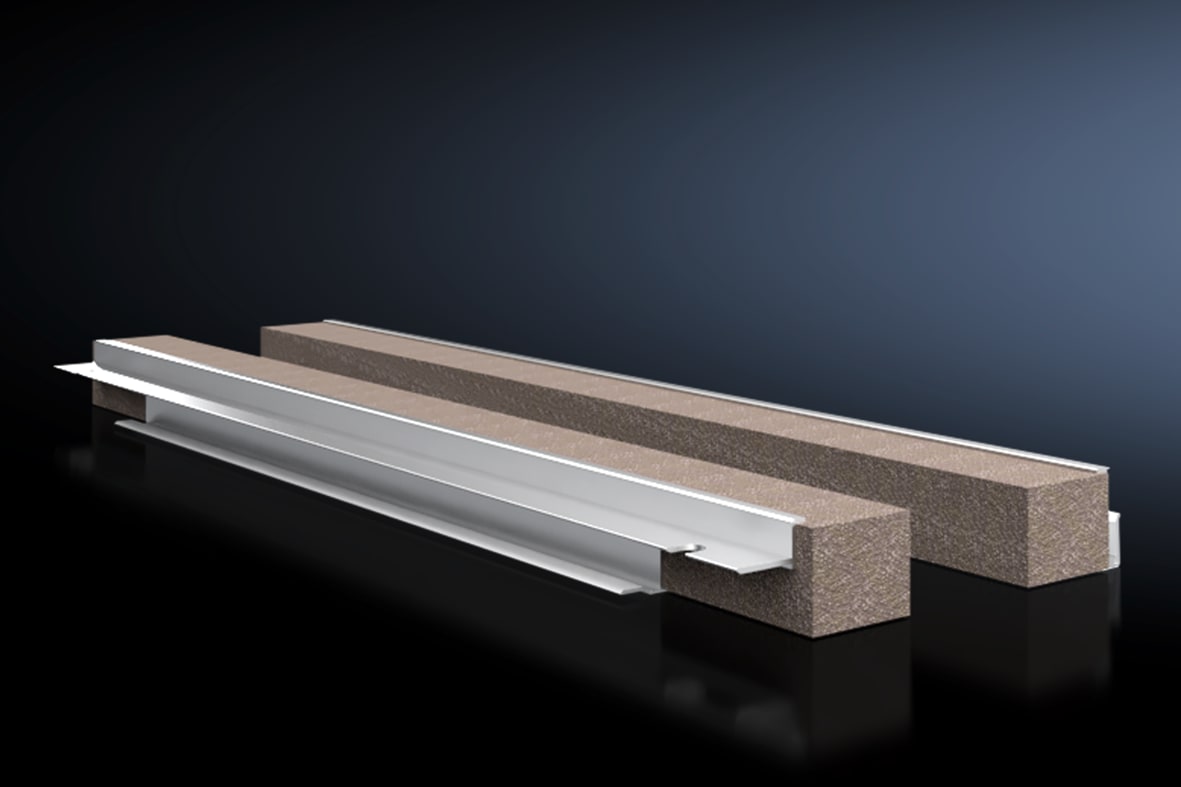 RITTAL - VX Profilo per Introduzione Cavi Posteriore L= 1000 mm