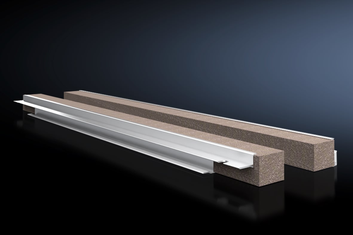 RITTAL - VX Profilo per Introduzione Cavi Posteriore L= 1200 mm