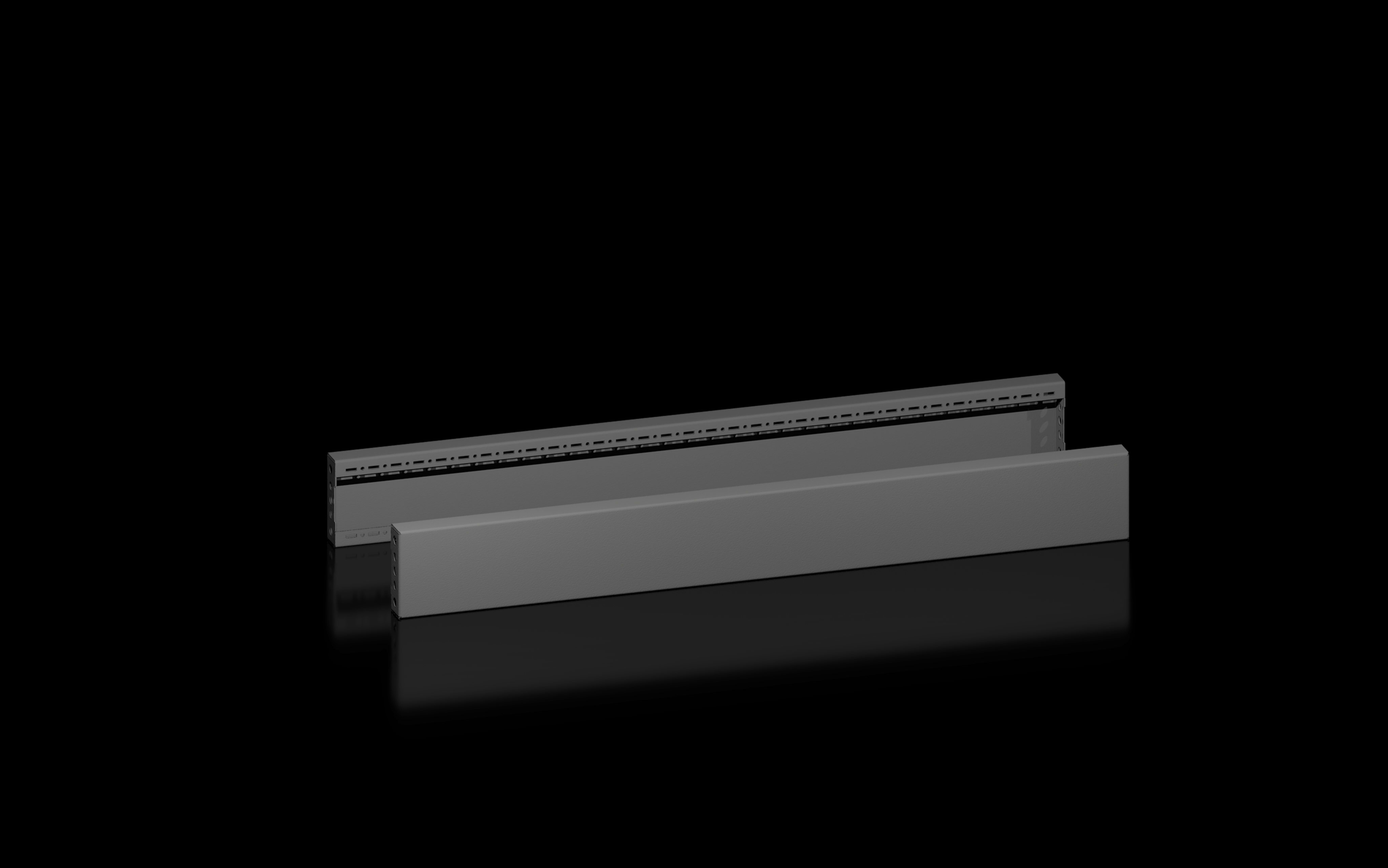 RITTAL - VX Flange per zoccolo, laterali, altezza 100 mm per profondità 1000 mm