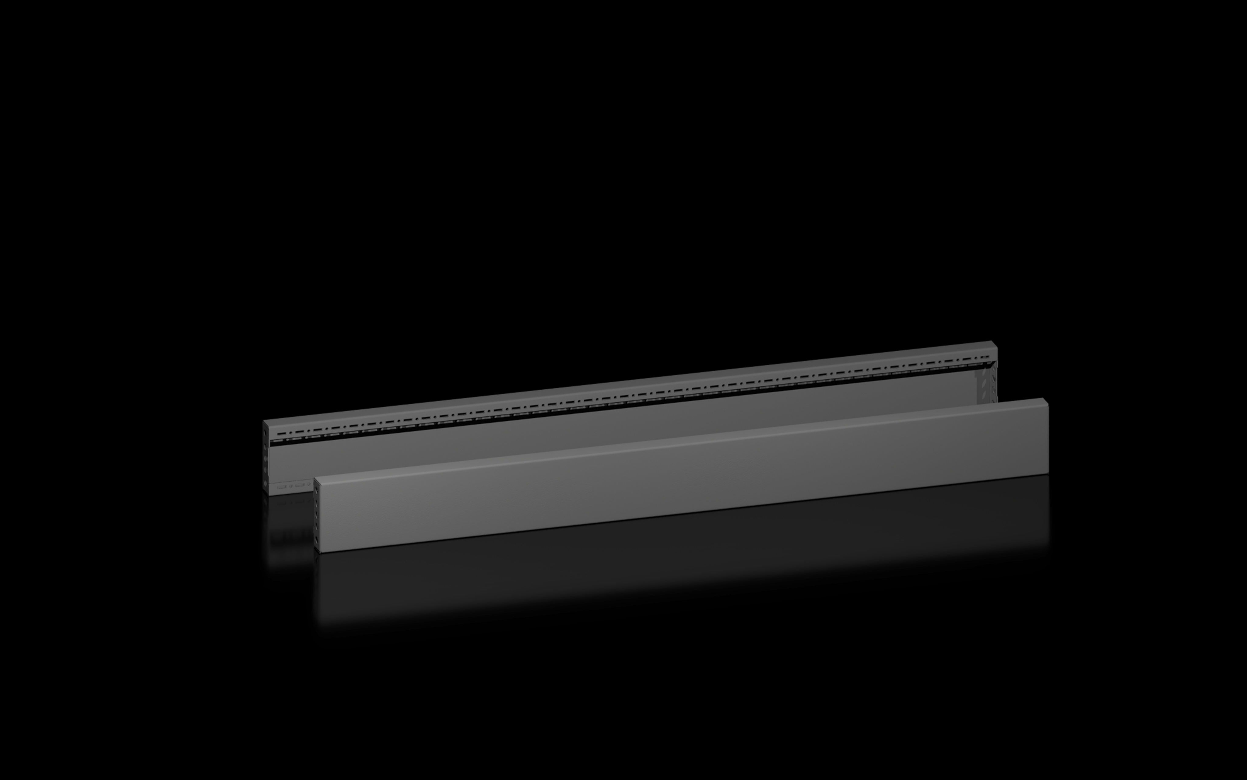 RITTAL - VX Flange per zoccolo, laterali, altezza 100 mm per profondità 1200 mm