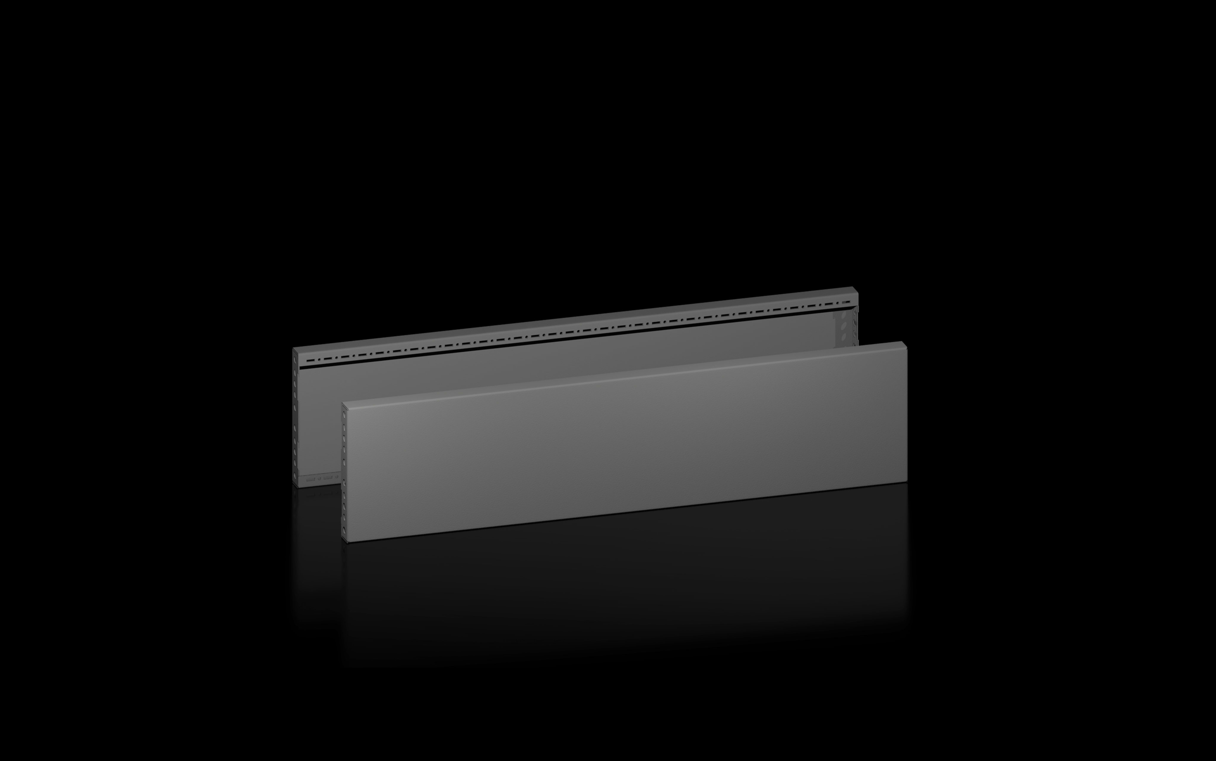 RITTAL - VX Flange per zoccolo, laterali, altezza 200 mm per profondità 1000 mm