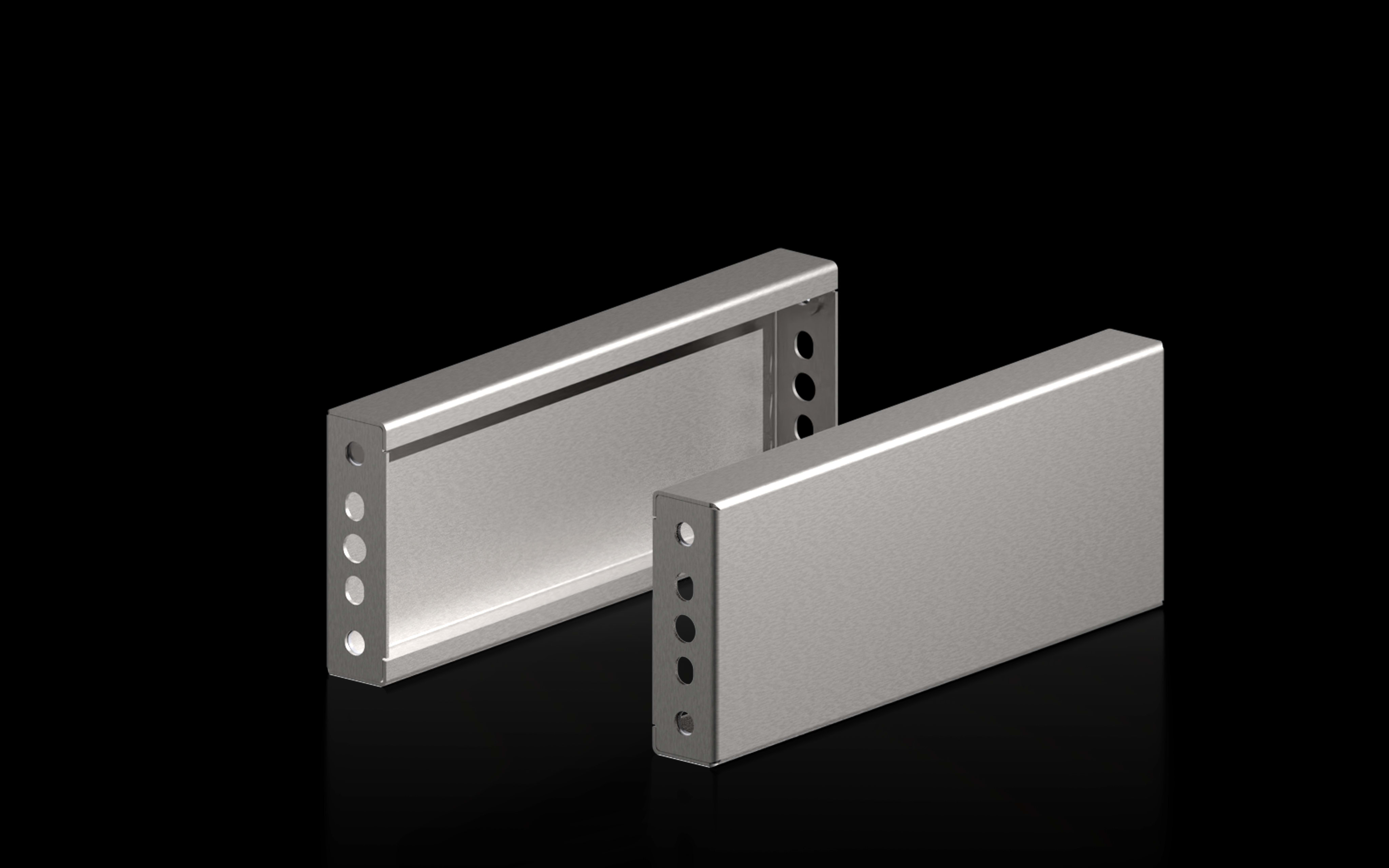 RITTAL - VX FLANGE LAT. ZOCC. 100X400 INOX-2PZ