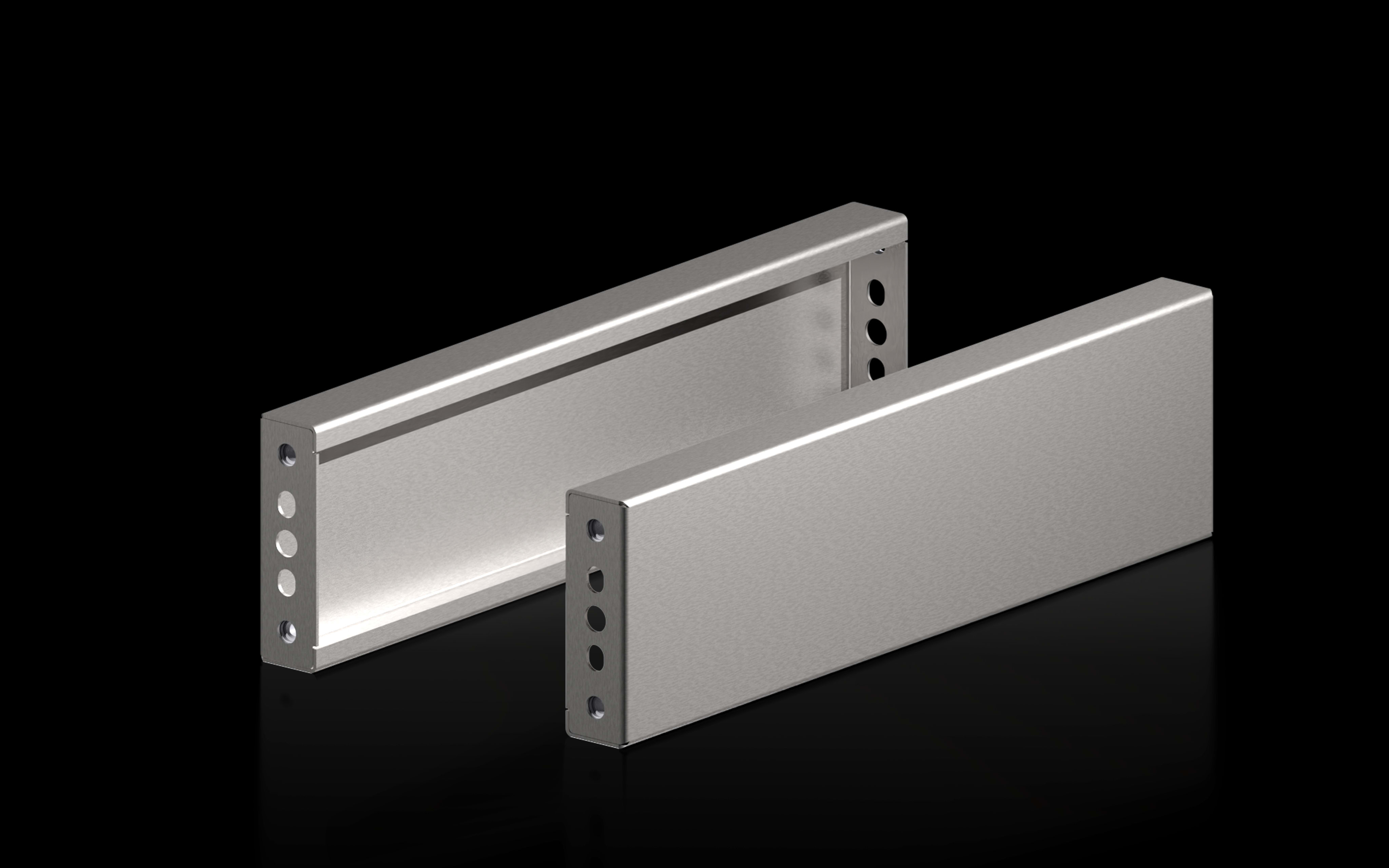 RITTAL - VX FLANGE LAT. ZOCC. 100X500 INOX-2PZ