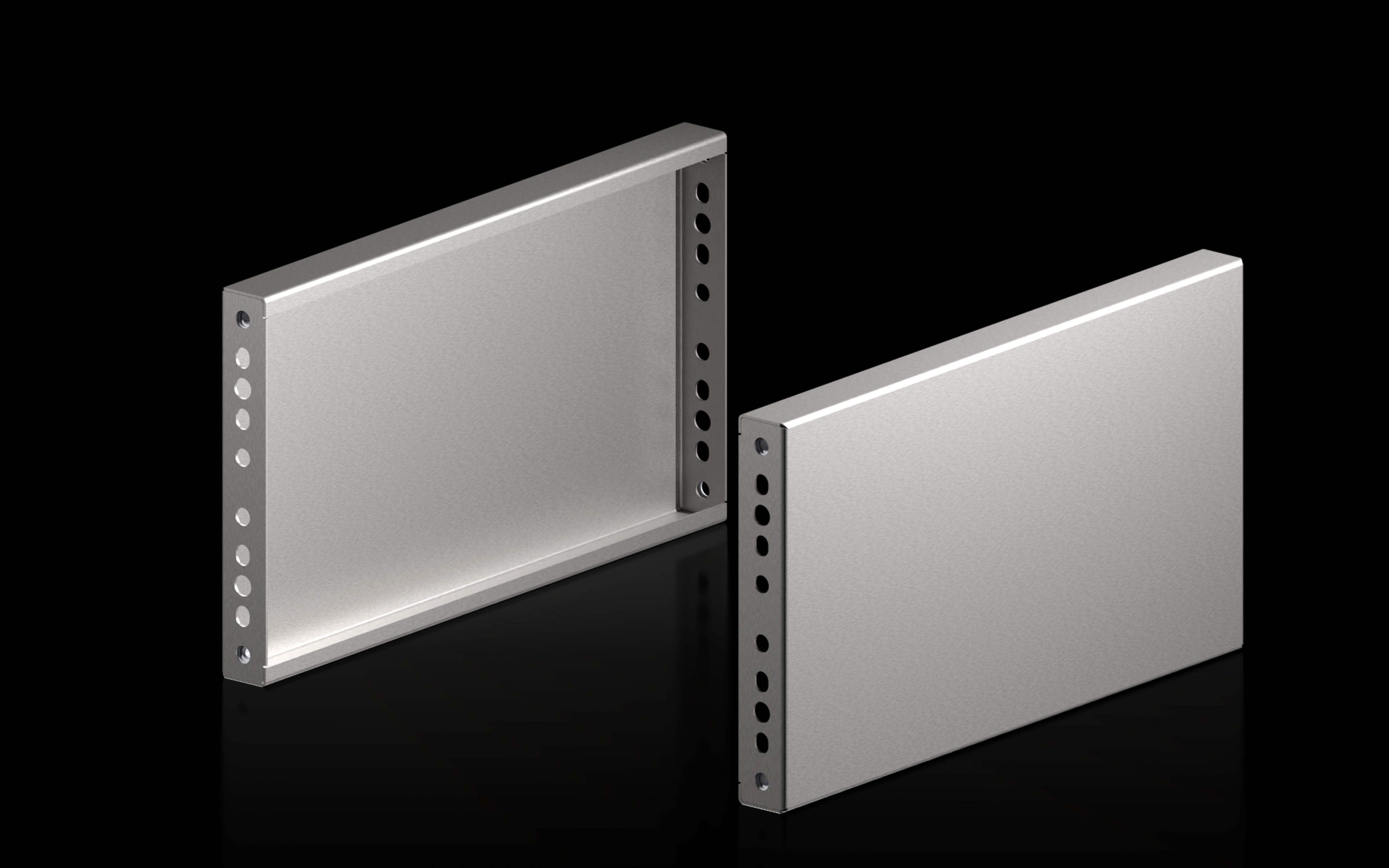 RITTAL - VX FLANGE LAT. ZOCC. 200X500 INOX-2PZ