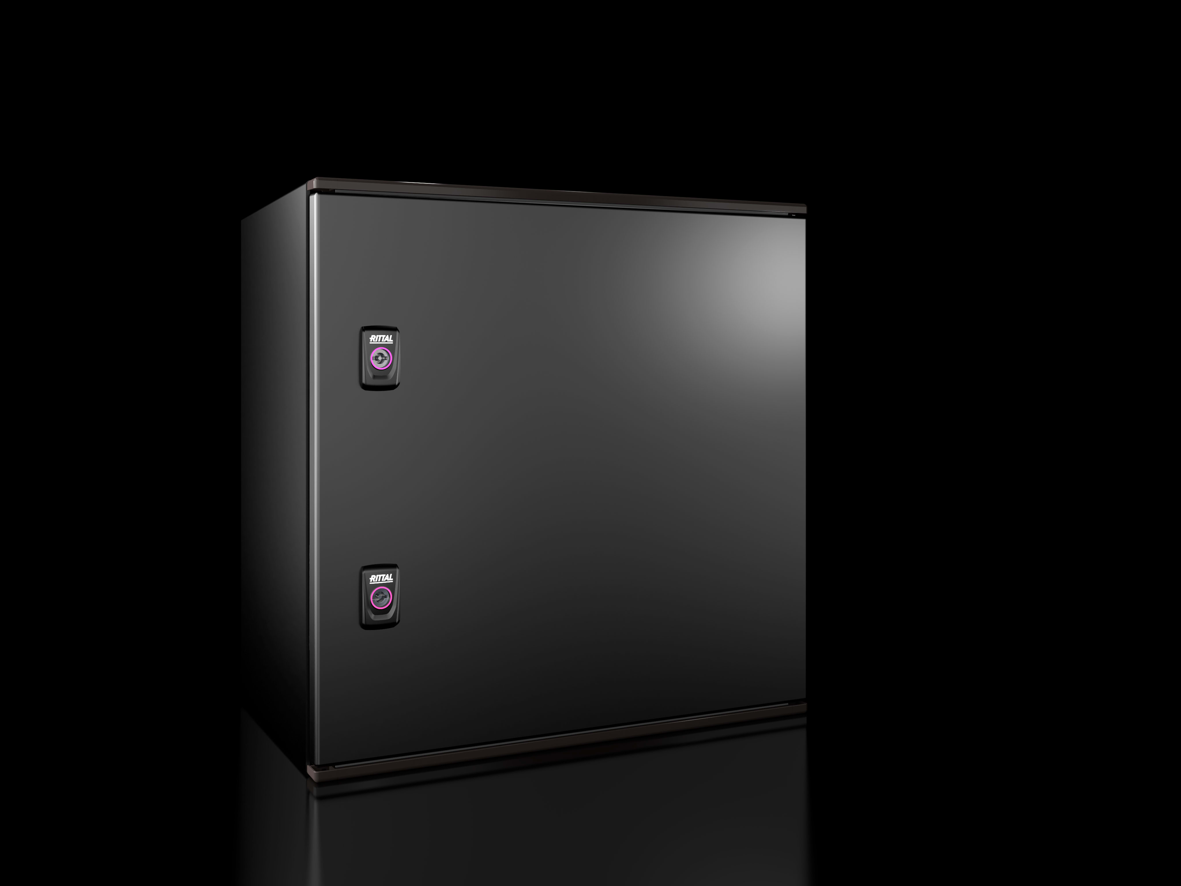 RITTAL - AX plastic Ex enclosure, WHD: 500x500x300 mm empty enclosure with hinged door 9207100