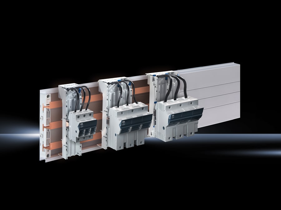 RITTAL - SV Base porta fusibili, Class CC, 30 A, 600 V, 3-poli 9345005