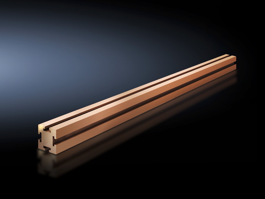 RITTAL - Maxi-PLS Sbarre di distribuzione in rame, L: 1051 mm 60x60 mm sezione: 2323 mm