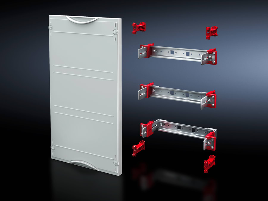 RITTAL - ISV MODULO GUIDA DIN CIECO B/H 1/4