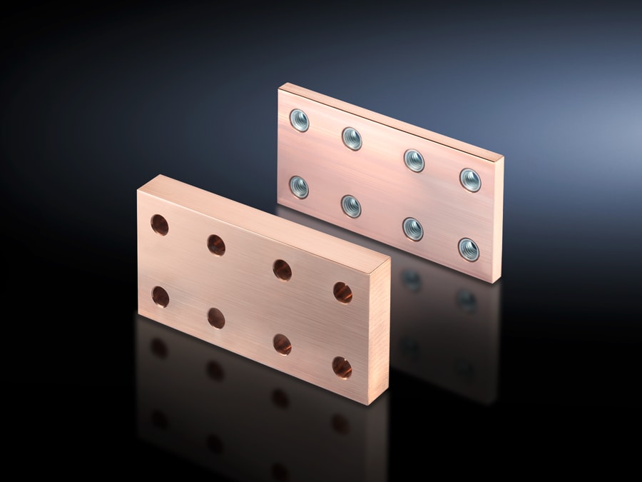 RITTAL - SV Longitudinal connector E-Cu, for busbar W: 40-100 mm