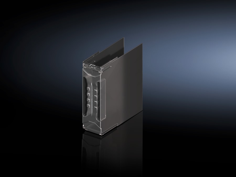 RITTAL - SV Copertura area connessione Cavi er NH, Gr.00, 185mm uscita Cavi asso 9677400