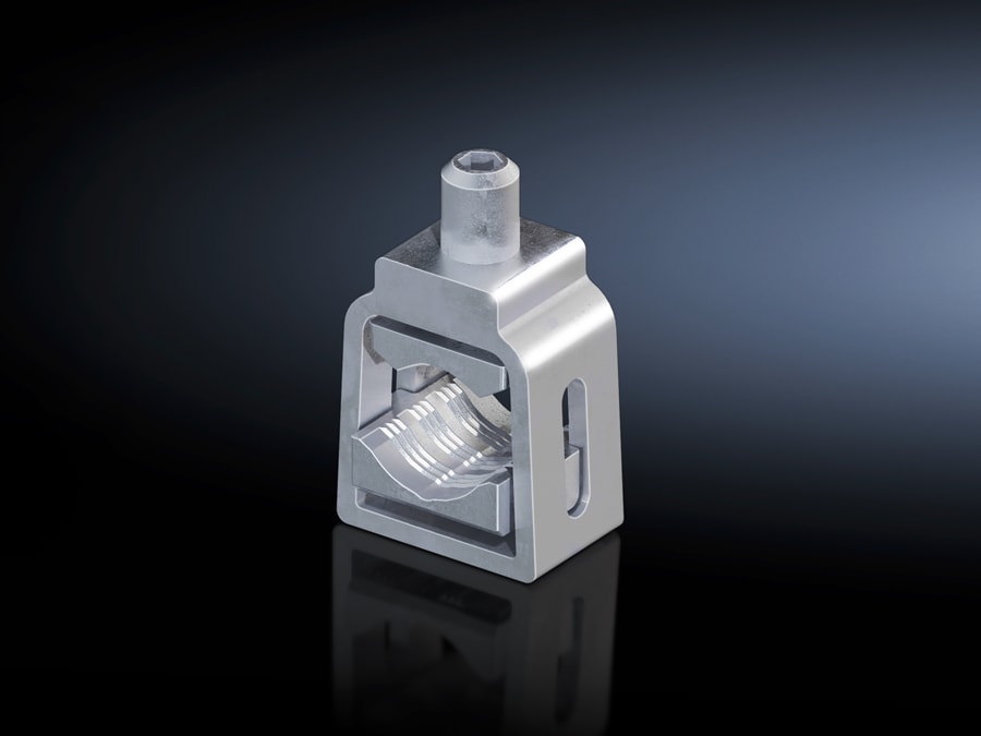 RITTAL - SV Morsetto a V per NH, Gr. 1-2, 185mm sezione Cavi 0-240 mm