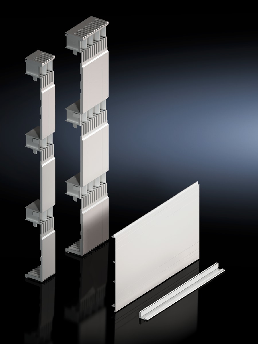 RITTAL - SV Copertura protezione contatti diretti sbarre, 185mm per TS,SE L:1200 mm
