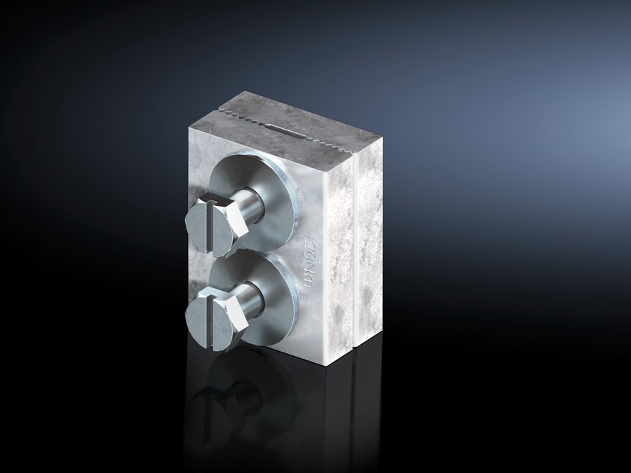 RITTAL - SV Connettore per sbarre in rame 60/100/120x10 mm L: 60 mm