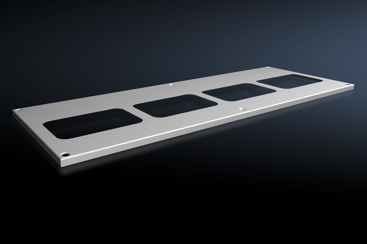 RITTAL - VX Lamiera del tetto, LP: 1100x400 mm per flangia passacavi