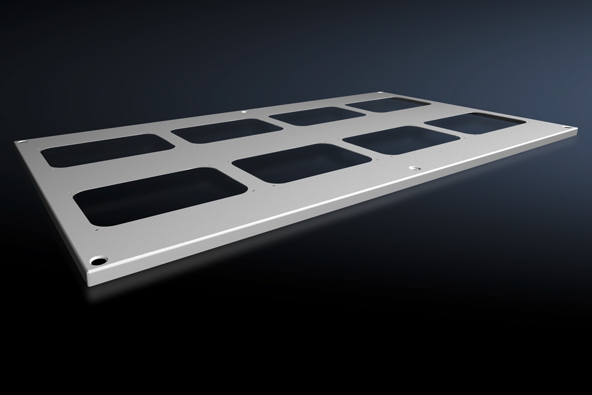 RITTAL - VX Lamiera del tetto, LP: 1100x600 mm per flangia passacavi