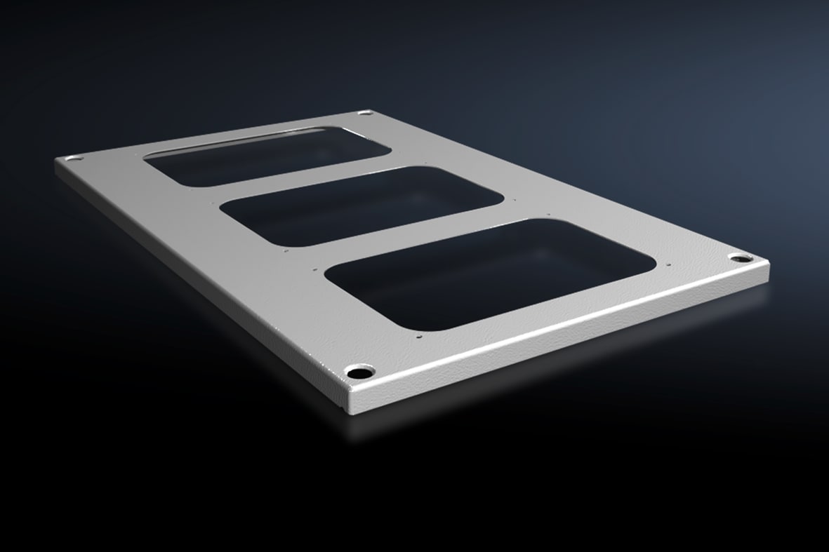 RITTAL - VX Lamiera del tetto, LP: 400x600 mm per flangia passacavi