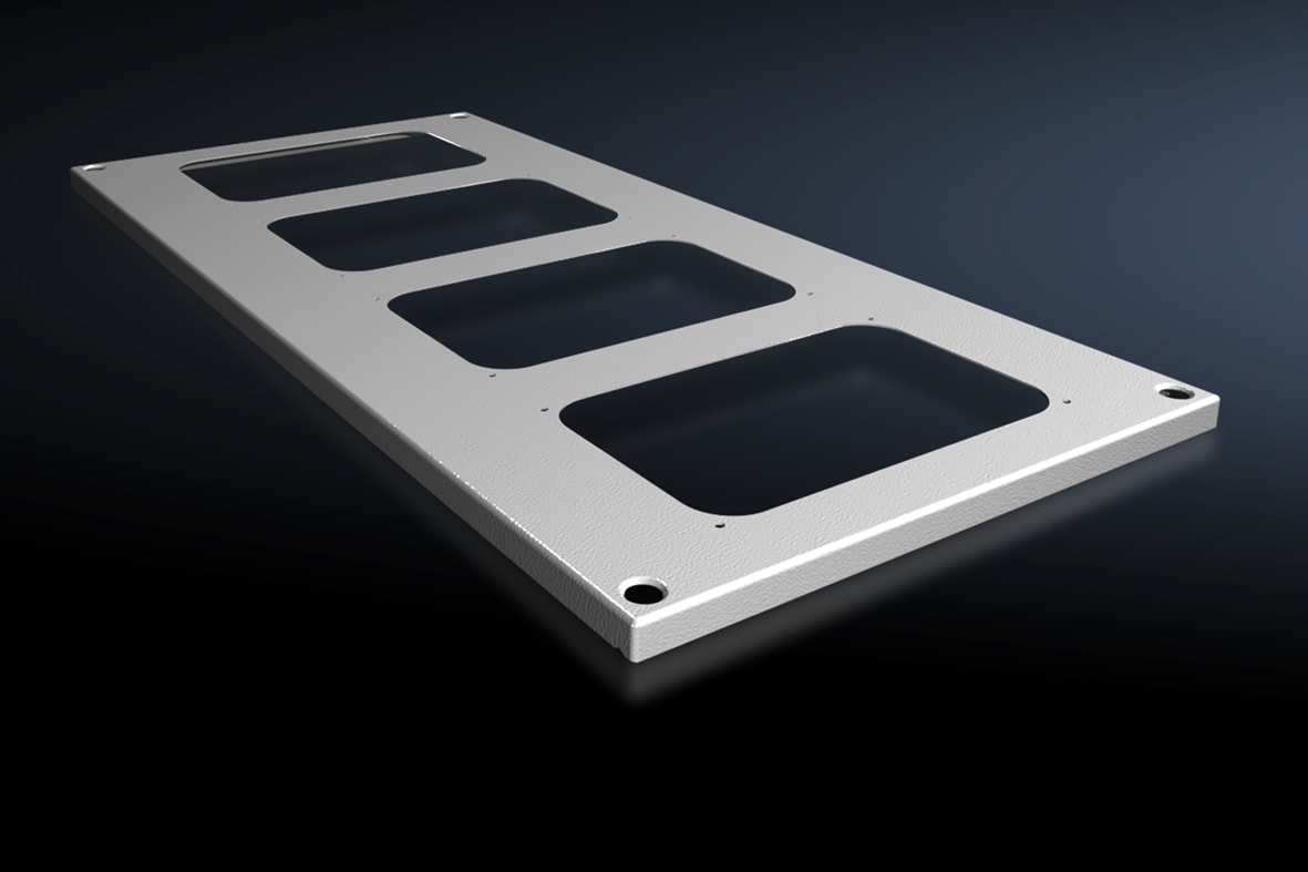 RITTAL - VX Lamiera del tetto, LP: 400x800 mm per flangia passacavi