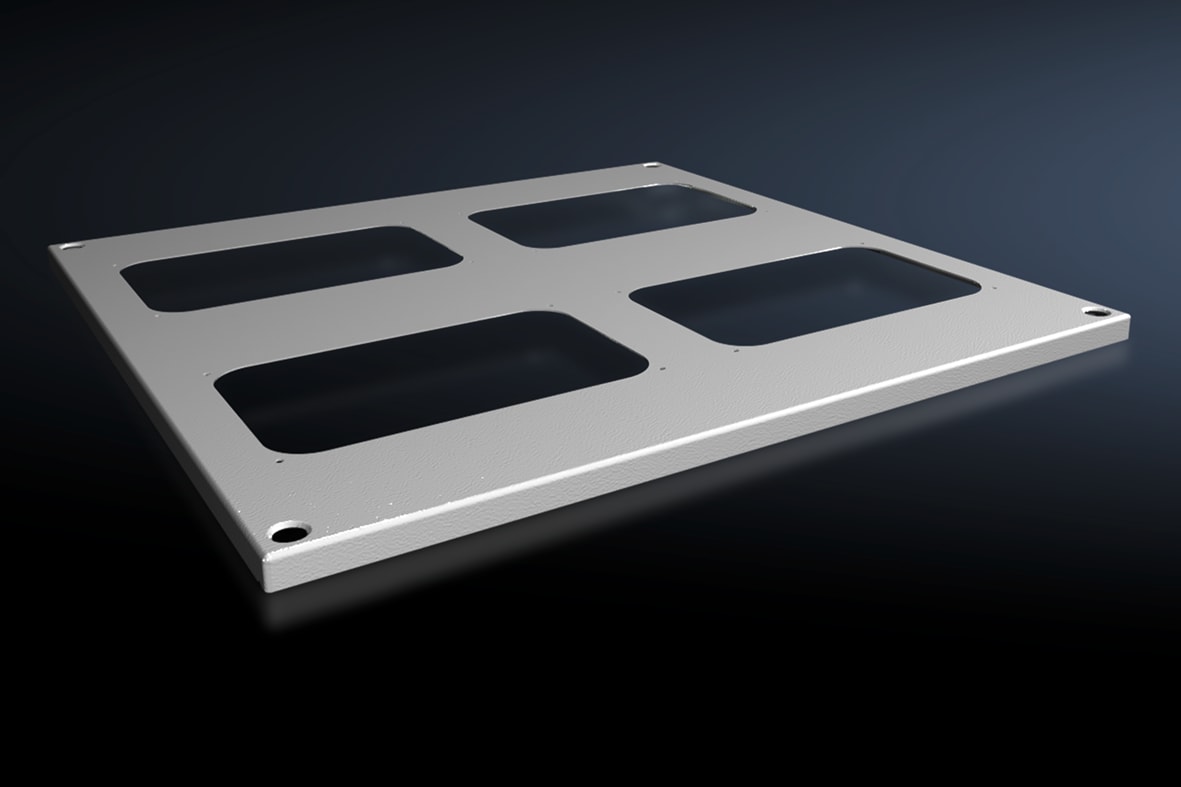 RITTAL - VX Lamiera del tetto, LP: 600x600 mm per flangia passacavi