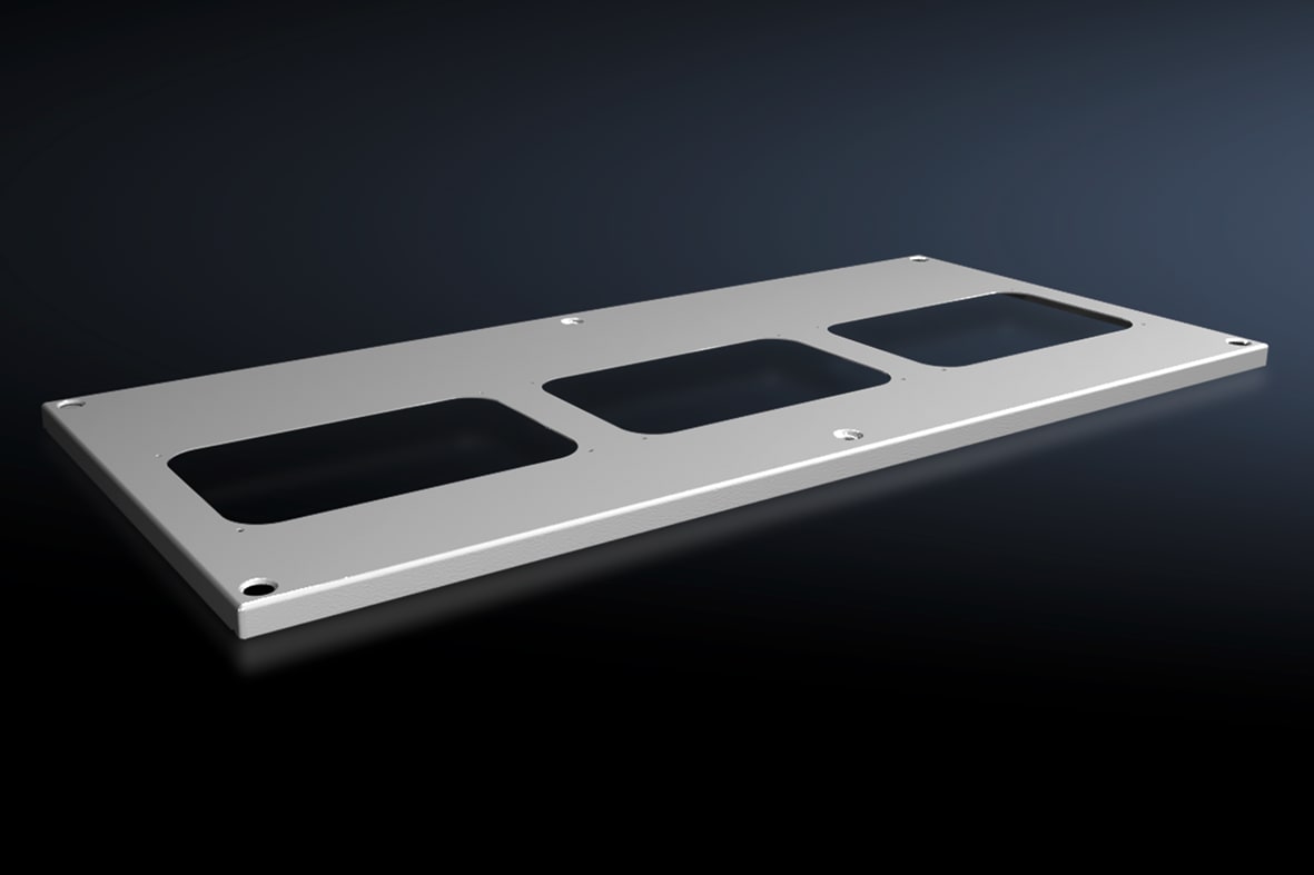 RITTAL - VX Lamiera del tetto, LP: 850x400 mm per flangia passacavi