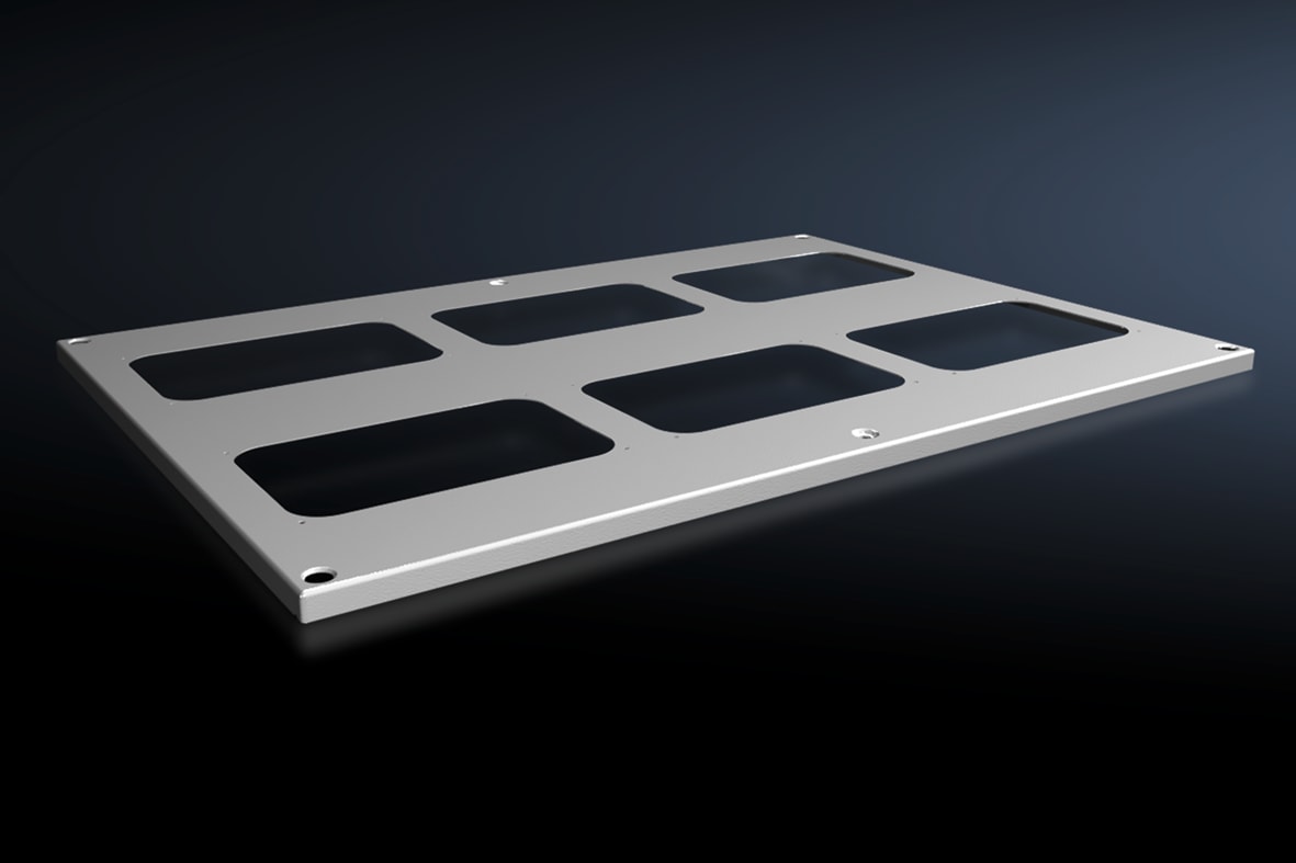 RITTAL - VX Lamiera del tetto, LP: 850x600 mm per flangia passacavi