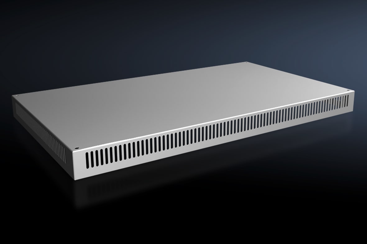 RITTAL - VX Lamiera del tetto, LP: 1000x600 mm, IP 2X, A: 72 mm, con ventilazione