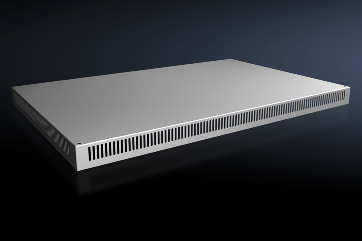 RITTAL - VX Lamiera del tetto, LP: 1200x800 mm, IP 2X, A: 72 mm, con ventilazione