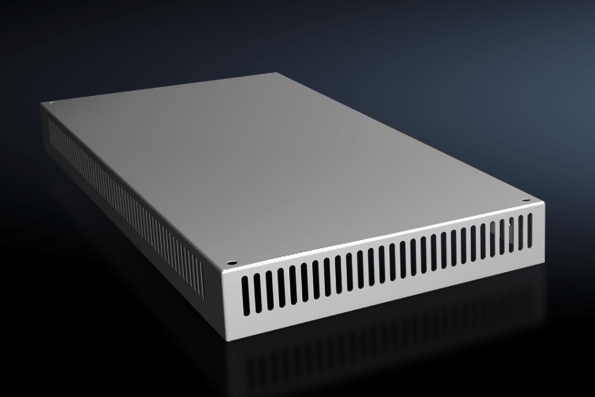 RITTAL - VX Lamiera del tetto, LP: 400x800 mm IP 2X, A: 72 mm con ventilazione