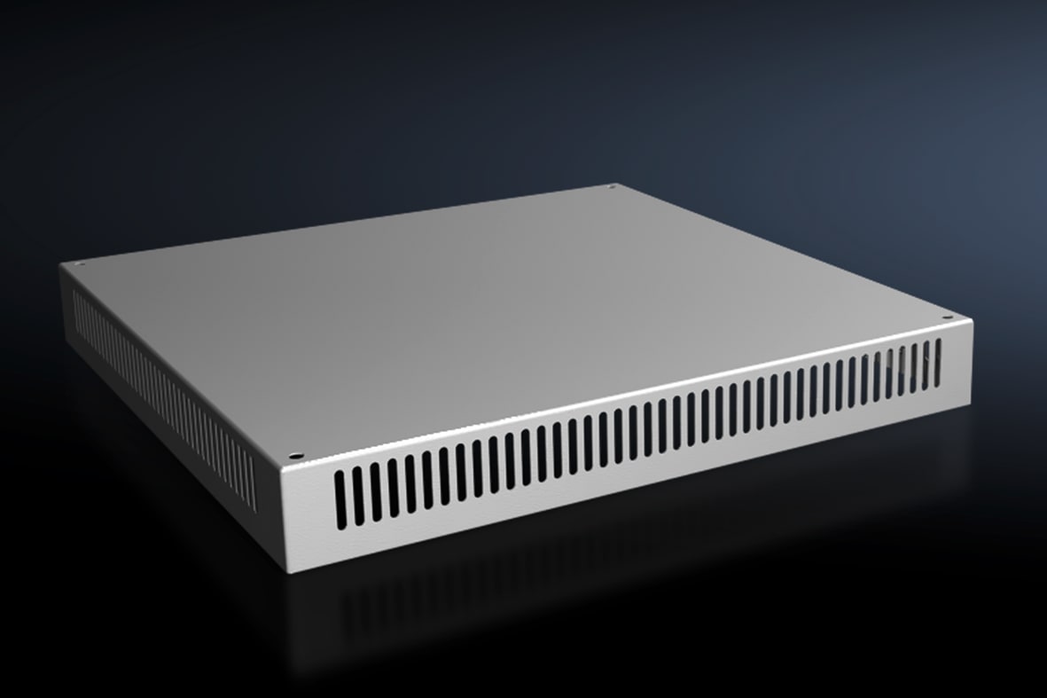 RITTAL - VX Lamiera del tetto, LP: 600x600 mm IP 2X, A: 72 mm con ventilazione